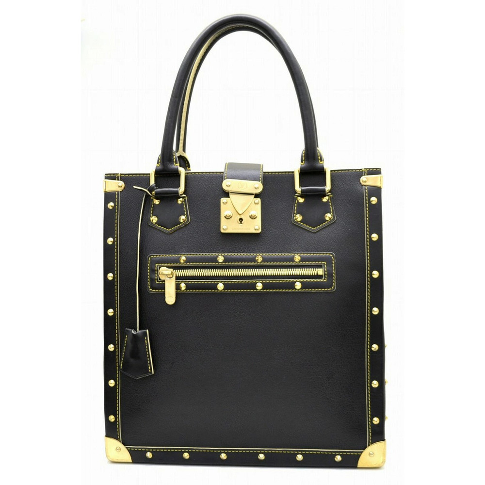 Louis Vuitton Suhali Impreviable Tote Bag Shopping Leather Noir Black